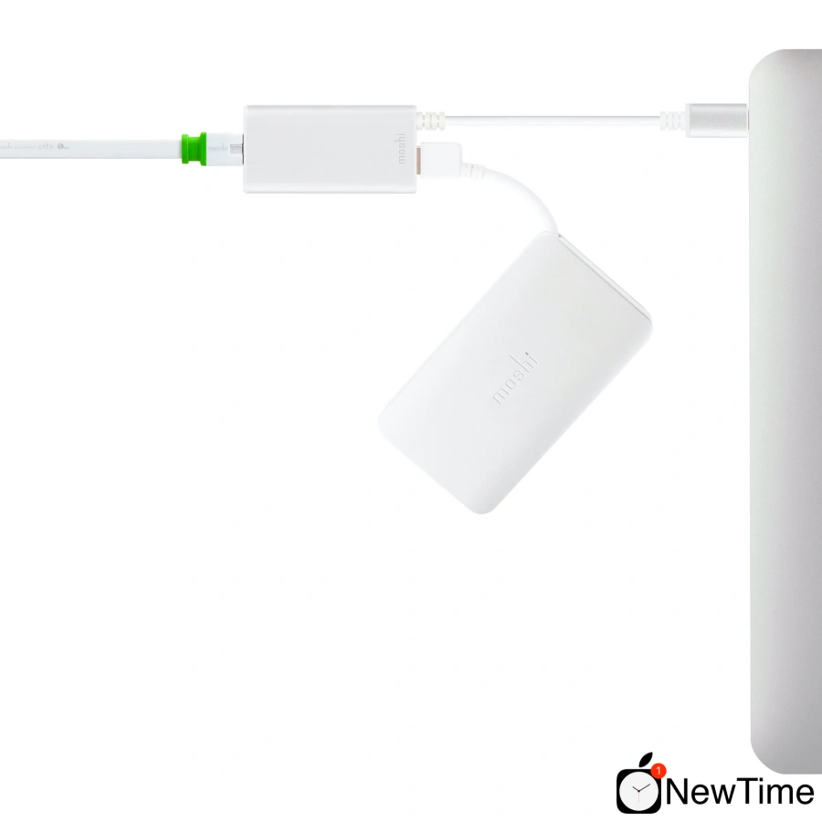 Адаптер Moshi USB-C to Gigabit Ethernet Adapter (99MO084203)